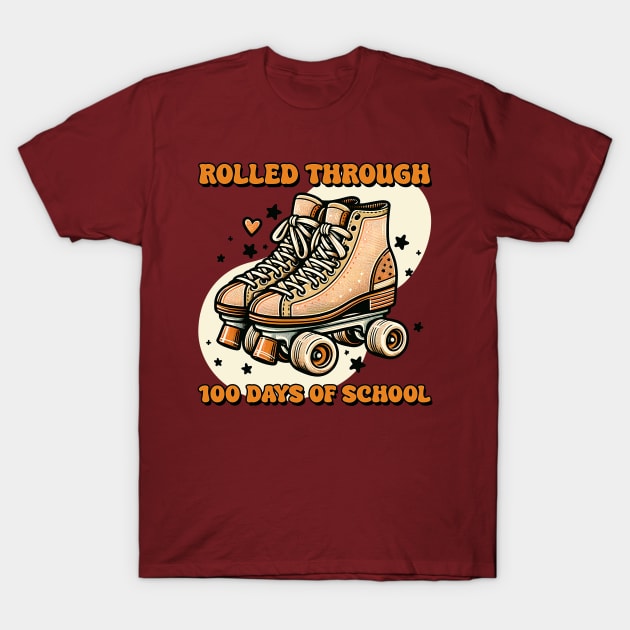 rolled through 100 days of school T-Shirt by wfmacawrub